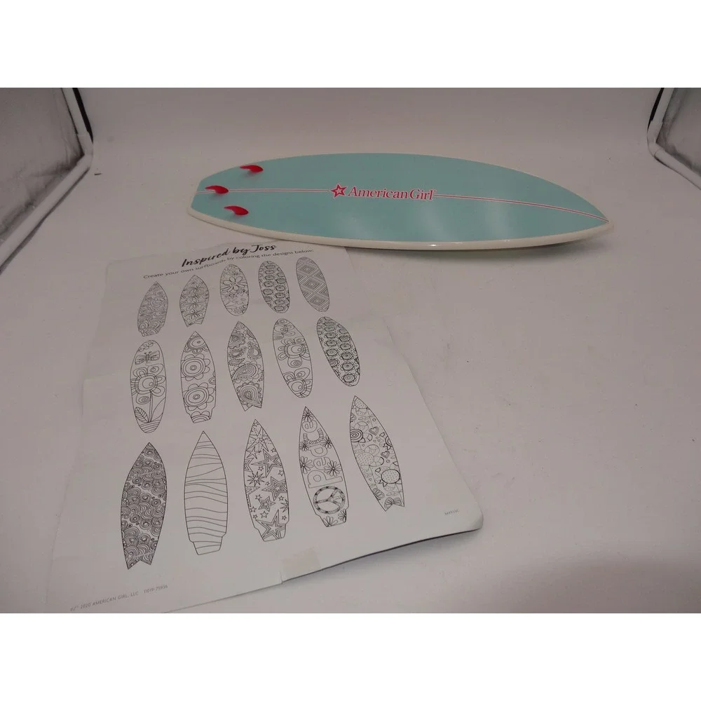 American Girl Doll Joss Kendrick Surfboard Accessory Set 2020 Multi Color GVK05